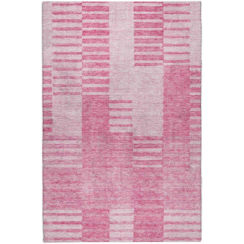 Dream Shag Premium Machine Washable Abstract ADS686 Salmon 10 ft. x 14 ft. Area Rug price history on PriceWatchPro
