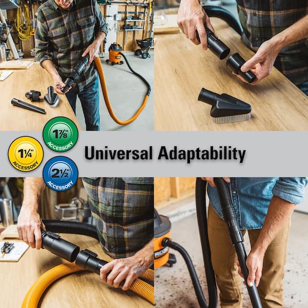 Universal Fit Vacuum Hose Attachment Ridgid AC Husky Craftsman