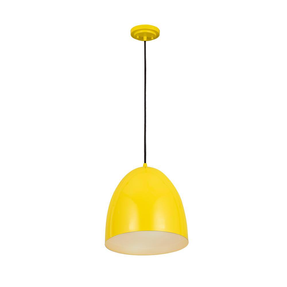 Z Studio 19" Blue Iron Dome LED Pendant Light