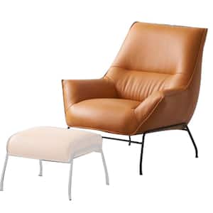 Jabel Sandstone Top Grain Leather Arm Chair