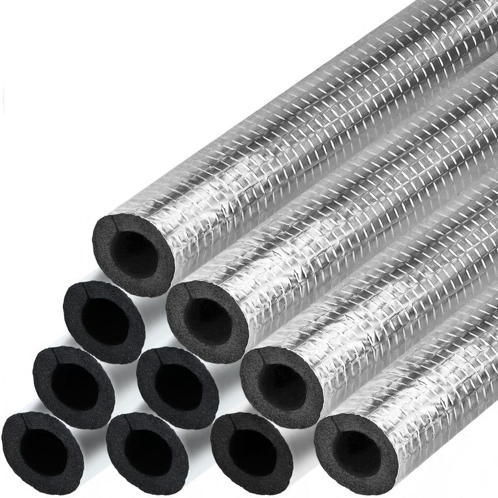1.3 ft. x 0.8 in. Self Adhesive Pipe Insulation Foam Tube, Aluminum Foil Pipe Covers for Spigot, Pipe (10-Pack) price history on PriceWatchPro