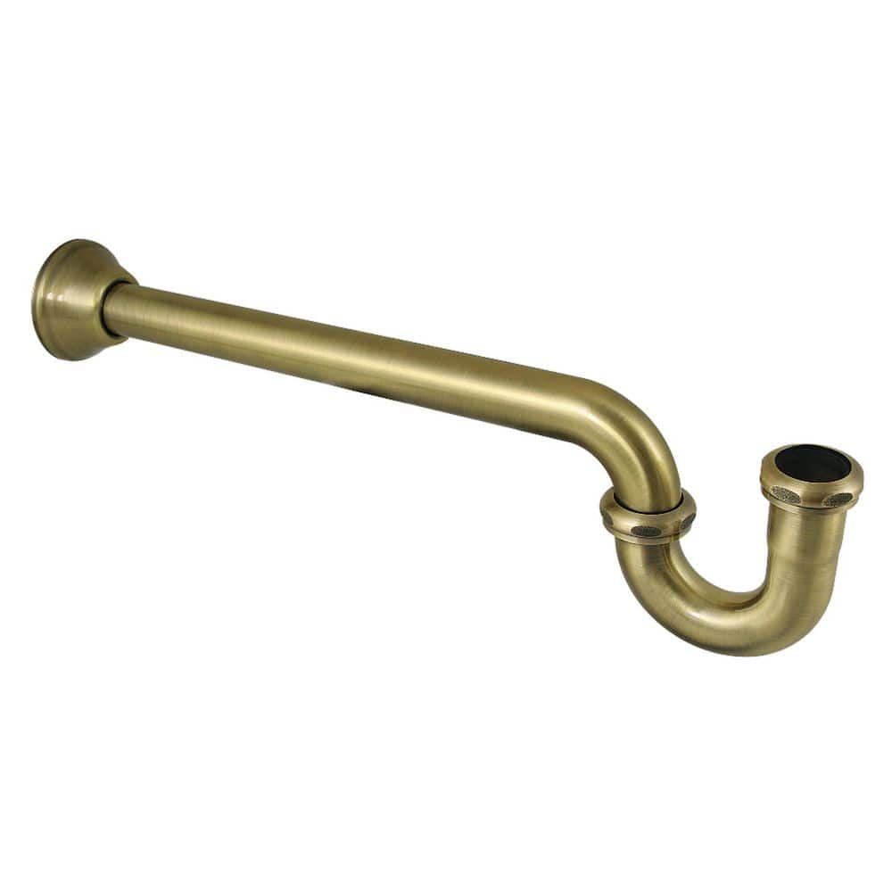 Vintage 1-1/2 Inch 18-Gauge Decor P-Trap in Antique Brass price history on PriceWatchPro
