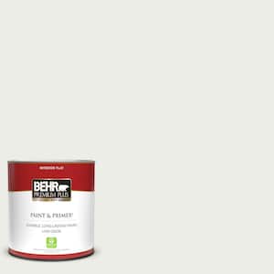 1 qt. #52 White Flat Low Odor Interior Paint & Primer