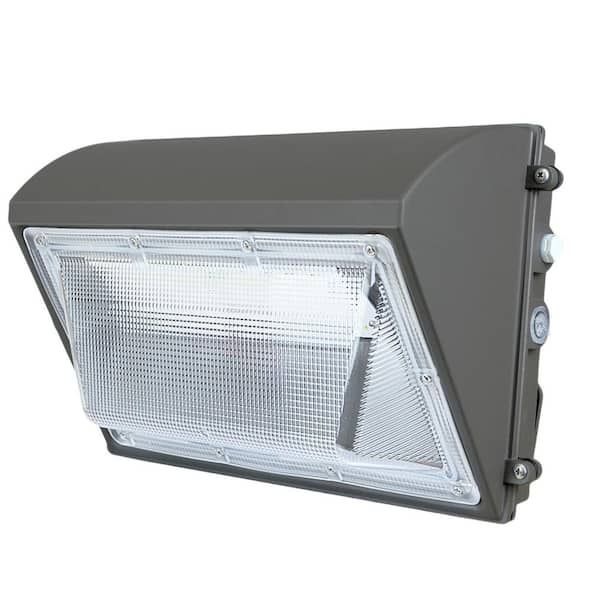 KOAOEIRS 800-Watt Equivalent Bronze 15600 Lumens Integrated LED Wall Pack Light, 5000K Daylight for Warehouses:Factories:House