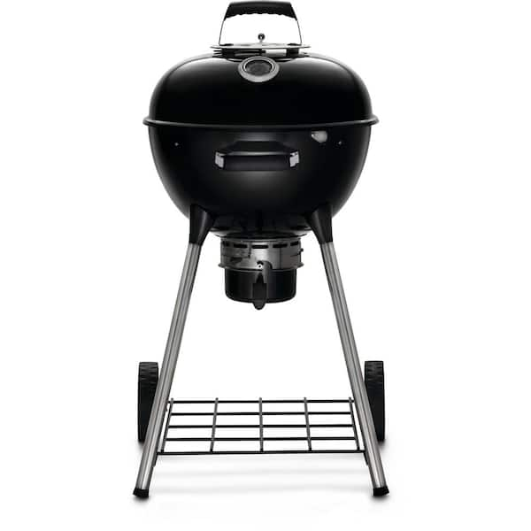 NAPOLEON 18 in. Kettle Charcoal Grill in Black NK18K-LEG-3 - The Home Depot