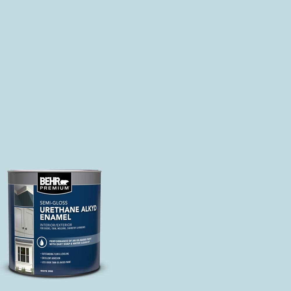 BEHR PREMIUM #S480-1 Rain Dance Semi-Gloss Enamel