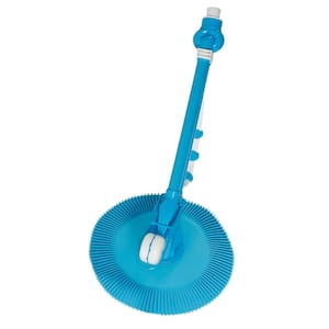 Blue Auto Swimming Pool Cleaner with 10-Piece Durable Hose