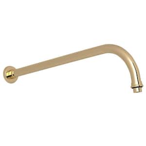 Holborn 15 in. Shower Arm in English Gold