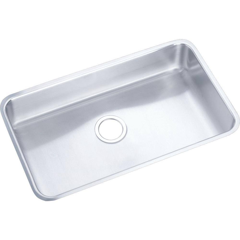 Lustertone 30.5" Stainless Steel Single Bowl Undermount Sink