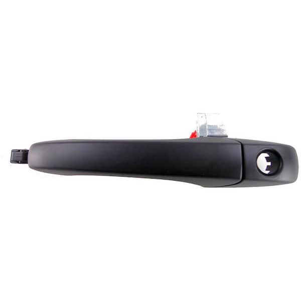 Unbranded Exterior Door Handle Front Left Black, Smooth Finish, With Thatchum Alarm System