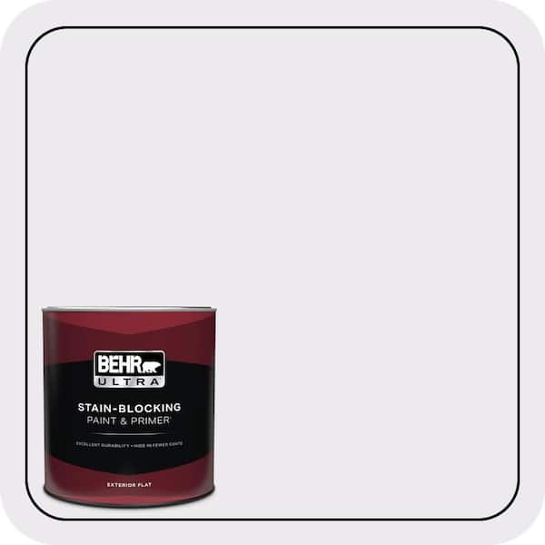 BEHR ULTRA 1 Qt. #630A-1 Amethyst Cream Flat Exterior Paint & Primer