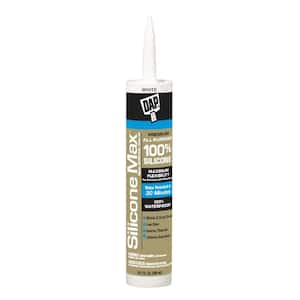 Silicone Max 10.1 oz. White Premium Window, Door and Siding Silicone Sealant