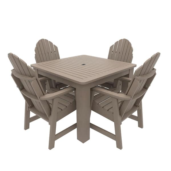 Highwood Muskoka 5-Pieces Square Bistro Dining Set
