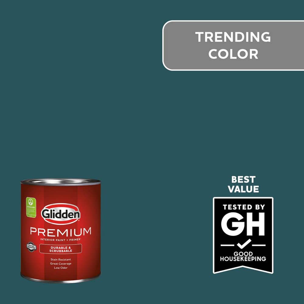 Glidden Premium 1 qt. Deep Emerald PPG1148-7 Eggshell Interior