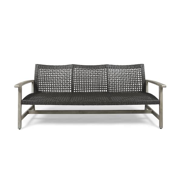 Outdoor couch online black