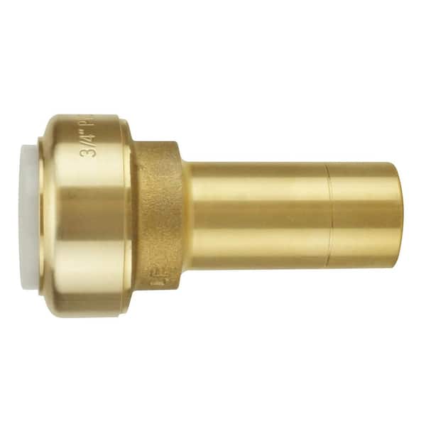 Tectite 3/4 in. IPS Brass Push-to-Connect x 3/4 in. CTS Street Transition Adapter