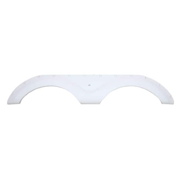ICON Tandem Axle Fender Skirt FS2158 for Cruiser-Polar White
