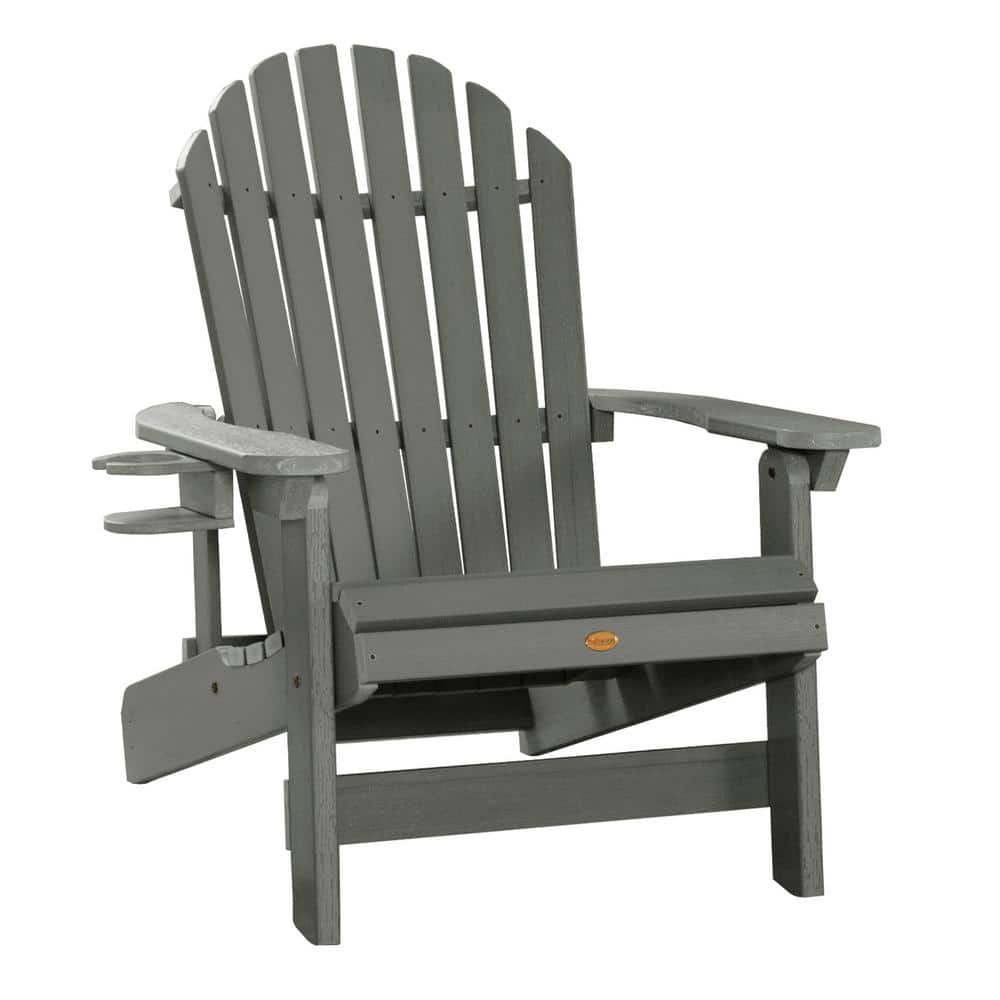 Highwood King Hamilton Coastal Teak 2-Piece Recycled Plastic Outdoor ...