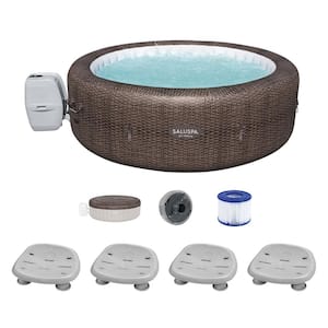 St Moritz 7-Person 180-Jet Inflatable Hot Tub with Spa Seat (4-Pack)