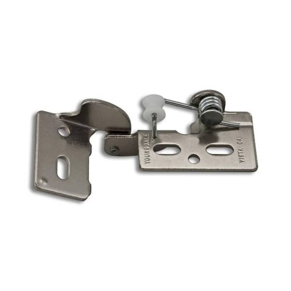 Youngdale Chrome 4 3/8 in. Lip Inset NonWrap SelfClosing Hinge54.104.02 The Home Depot