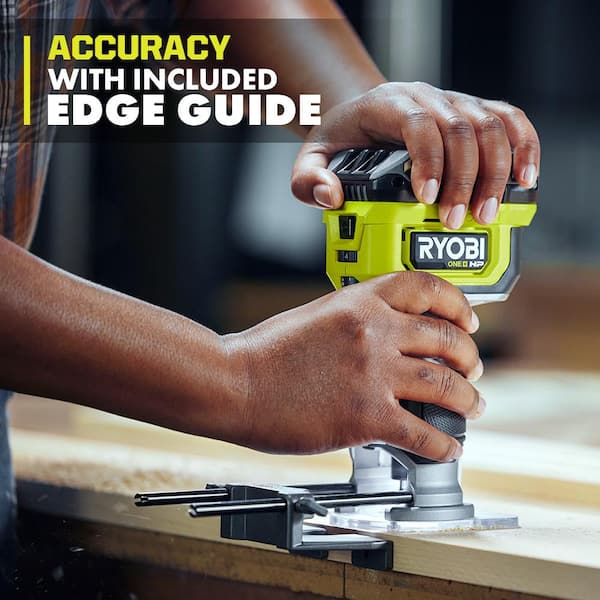 RYOBI ONE+ HP 18V Brushless Cordless Compact Router Kit with (3