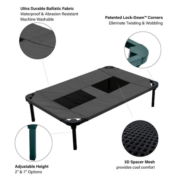 Lucky Dog Lounge Series 28.9 in. L x 19.7 in. W x 7.5 in. H Small