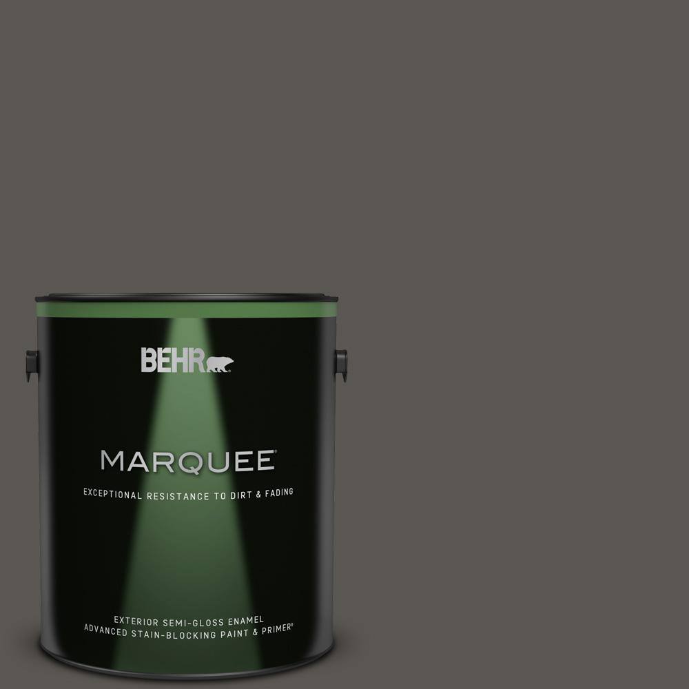 Reviews for BEHR MARQUEE 1 gal. BXC17 Dominant Gray SemiGloss Enamel
