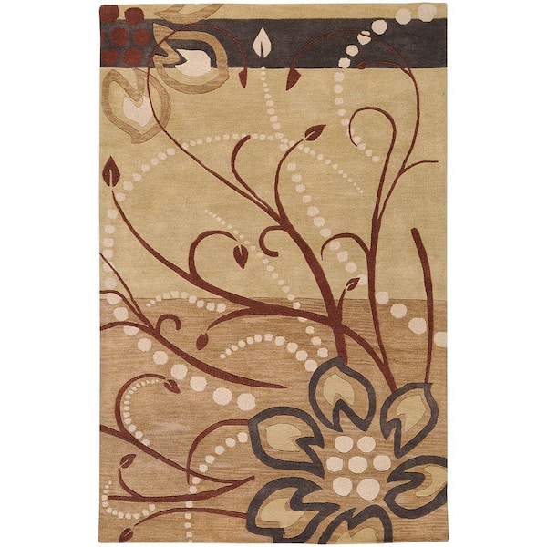 Livabliss Fremont Tan 5 ft. x 8 ft. Area Rug