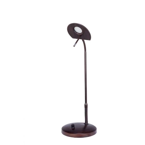 Fangio Lighting 22 in. Oil-Rubbed Bronze LED Metal Table Lamp