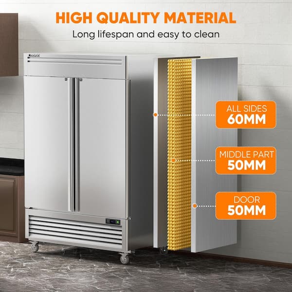 Coolski 54 in. 49 cu. ft. NSF Auto Defrost Commercial Reach in 2