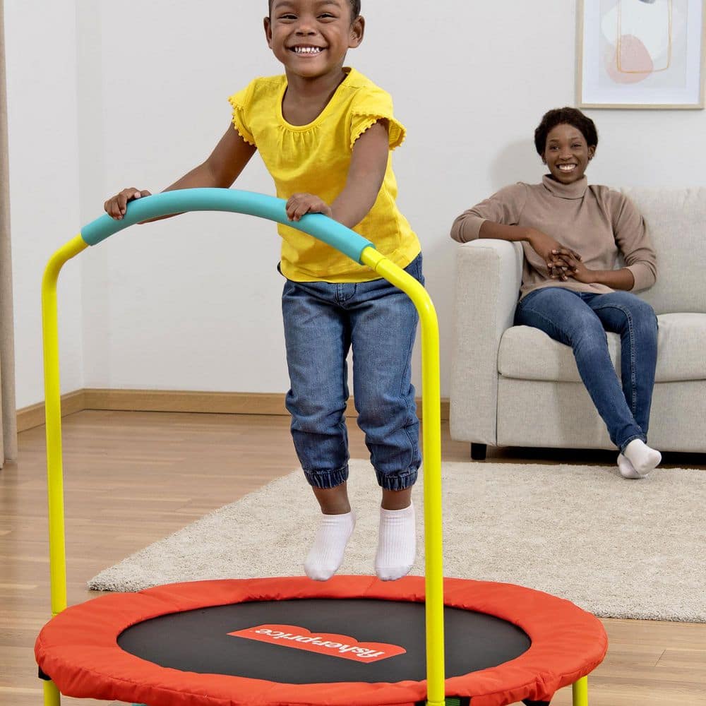Fisher-Price 36 Inch Multicolor Kids' Round Trampoline
