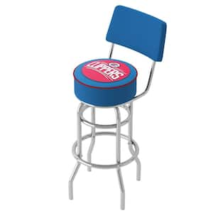 Dallas Mavericks Fade 31 in. Blue Backless Metal Bar Stool with Vinyl Seat