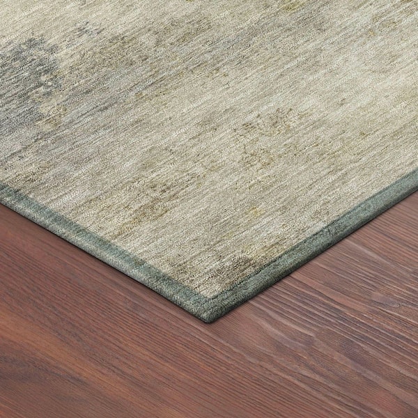 Chantille Machine Washable Indoor/Outdoor Abstract ACN2367 Gray 8 ft. x 10 ft. Area Rug