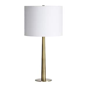 Susa 28.75 in. Table Lamps with Off White Cotton Shade (Set of 2)