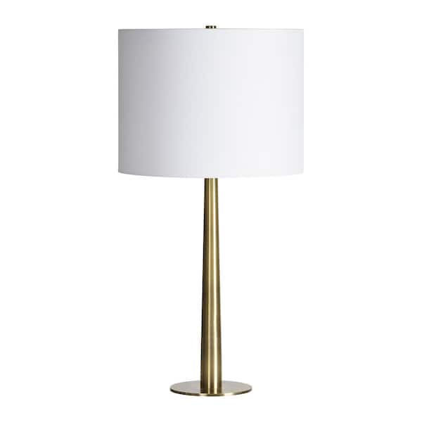 Notre Dame Design Susa 28.75 in. Table Lamps with Off White Cotton Shade (Set of 2)