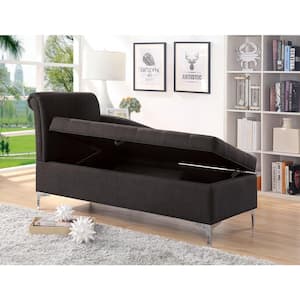 Fair Oaks Gray Chaise With Storage