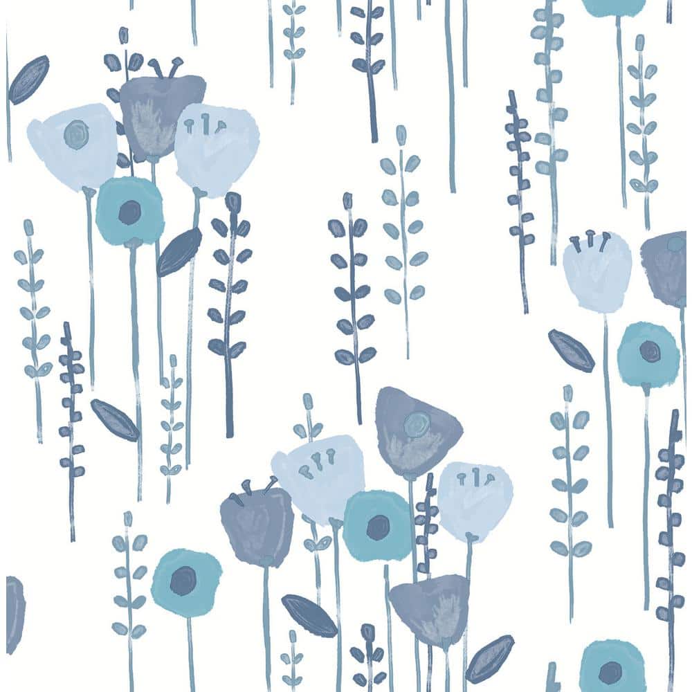 Mabel Blue Floral Field Wallpaper Sample price history on PriceWatchPro