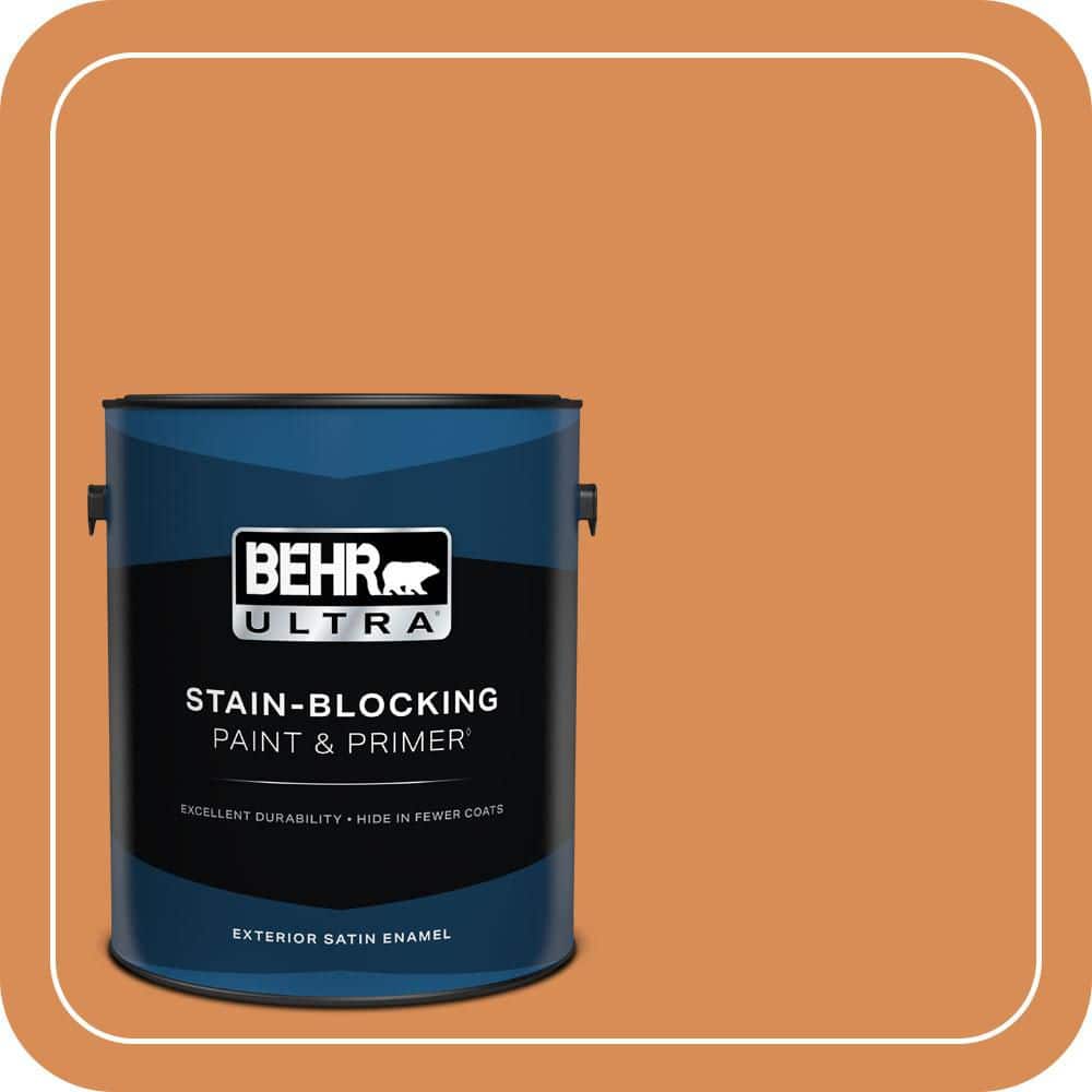 1 gal. #PMD-80 Spiced Pumpkin Satin Enamel Exterior Paint & Primer price history on PriceWatchPro