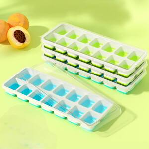 Sioweci Silicone Hollow Cylinder Ice Cube Tray With Lid Slow Melting Leak Proof Easy Release Mold Cola Juice Coffee Stackable Cubes Maker 30 40oz Tumblers