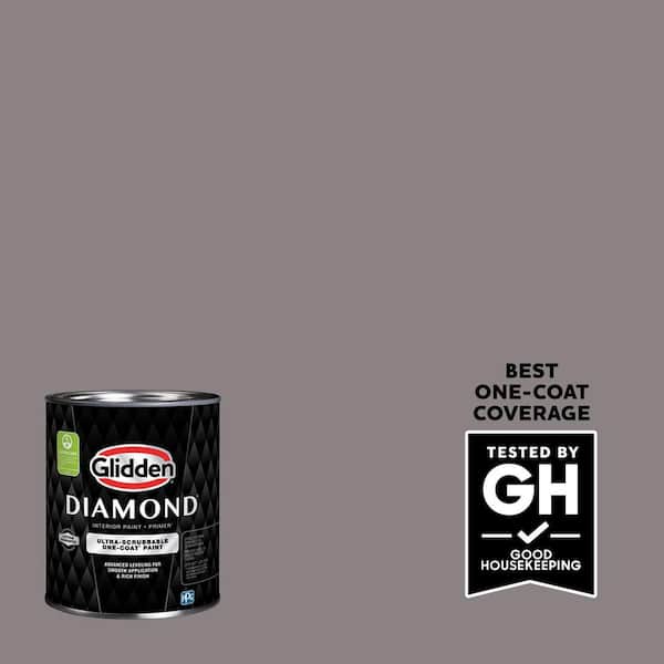 Glidden Diamond 1 qt. PPG1004-5 Pewter Mug Satin Interior Paint with Primer