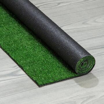 Turf Collection Waterproof Solid Grass 22x30 Indoor/Outdoor Artificial Grass Doormat, 22 in. x 31 in., Green