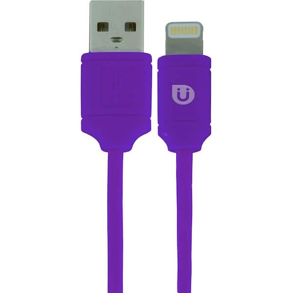 Uber 4 ft. USB Lightning Sync Charge Cable - Purple
