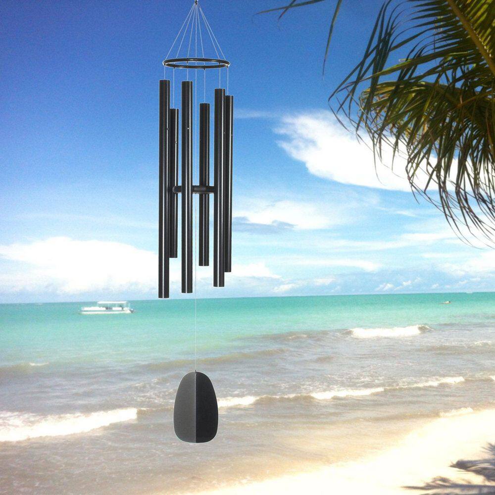 Bells of Paradise Black Aluminum 54" Wind Chime