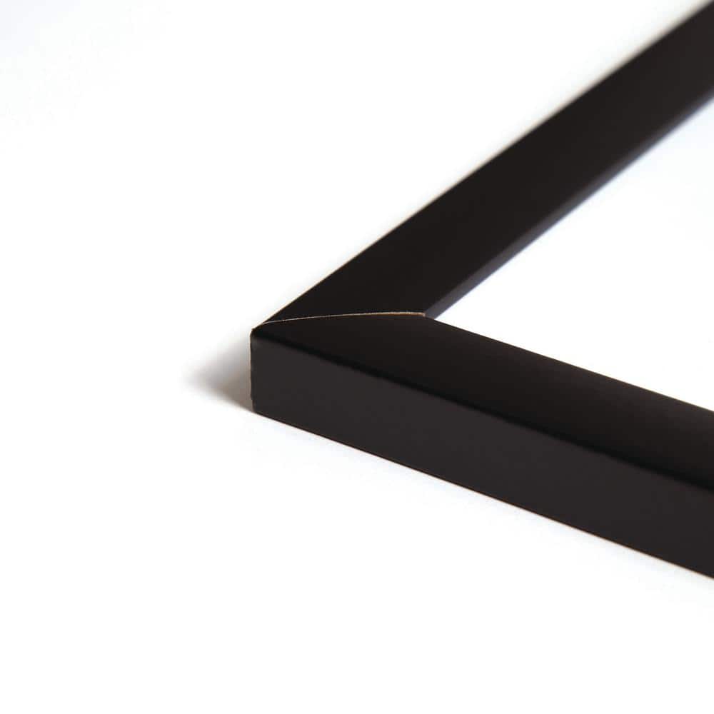 Magnetic Black Wood Frame Dry Erase Whiteboard 24" x 18"