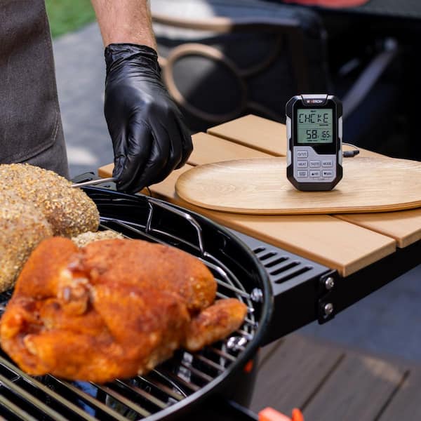 Maverick Black Barbeque Thermometer and Timer with Single Probe HD