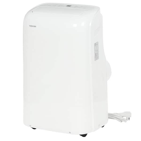 8,000 BTU Portable Air Conditioner Cools 350 Sq. Ft. with Dehumidifier and  Remote in White