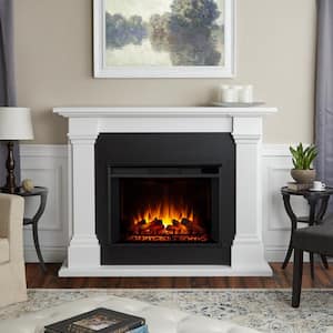 Callaway Grand 63 in. Electric Fireplace in White