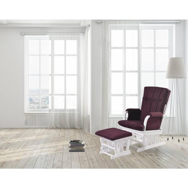 artiva usa home deluxe glider and ottoman