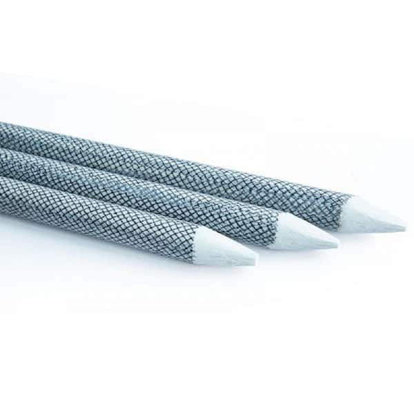Fiber Stakes 5/8 in. x 8 ft. 20 Piece, Gray, With Grid Veil, 10 Pack