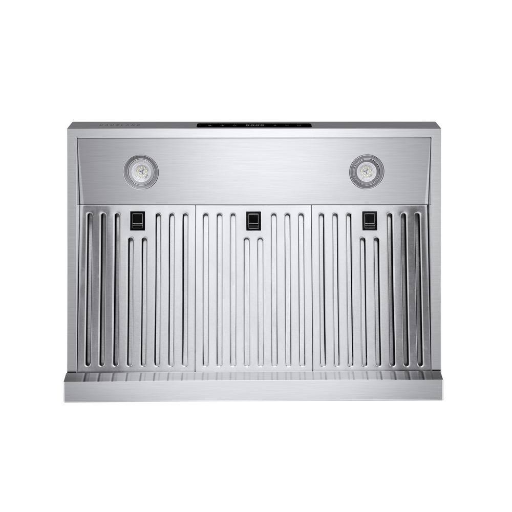 Hauslane 30" Stainless Steel Under Cabinet Range Hood with Baffle Filter